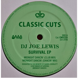 Joe Lewis Survival EP USED VINYL 12INCH 33 S RPM EP REPRESS