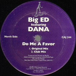 Big Ed (3) / Dana Stovall Do Me A Favor USED VINYL 12INCH 33 S RPM