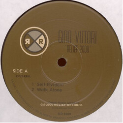 Gino Vittori Relief 2000 USED VINYL 12INCH 33 S RPM