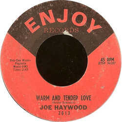 Joe Haywood Warm And Tender Love / I Would If I Could USED VINYL 7INCH 45 RPM SINGLE STYRENE