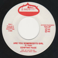 Edwynn Page Are You Somebody's Girl USED VINYL 7INCH