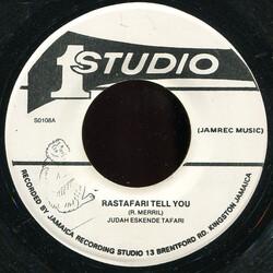 Judah Eskender Tafari Rasta Tell You USED VINYL 7INCH 45 RPM REPRESS