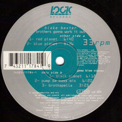 Blake Baxter Brothers Gonna Work It Out USED VINYL 12INCH 33 S RPM