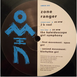 Zone Ranger 2 B Reel USED VINYL 12INCH 45 RPM 33 S RPM