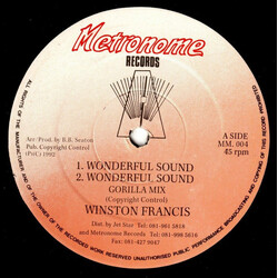 Winston Francis Wonderful Sound / Story Book Children USED VINYL 12INCH 45 RPM