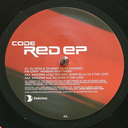 Various Code Red EP USED VINYL 12INCH EP