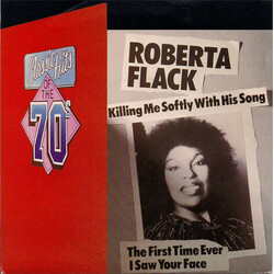 Roberta Flack Killing Me Softly With His Song / The First Time Ever I Saw Your Face USED VINYL 7INCH 45 RPM