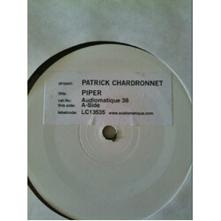 Patrick Chardronnet Piper USED VINYL 12INCH PROMO WHITE LABEL