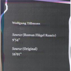 Wolfgang Tillmans Source USED VINYL 12INCH 33 S RPM