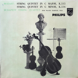 Budapest String Quartet / Walter Trampler Mozart String Quintets Nos. 515 & 516 Vinyl LP USED