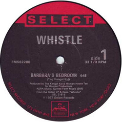 Whistle Barbara's Bedroom USED VINYL 12INCH 33 S RPM SINGLE REPRESS