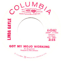 Linda Gayle Got My Mojo Working USED VINYL 7INCH 45 RPM SINGLE PROMO STYRENE
