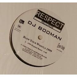 DJ Booman Blow Your Whistle 1999 USED VINYL 12INCH 33 S RPM