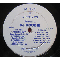 DJ Boobie Da Bomb, Baby USED VINYL 12INCH