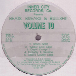 DJ Equalizer / The Sounds Of Silence Beats, Breaks & Bullshit Volume 10 USED VINYL 12INCH