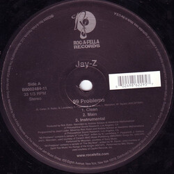 Jay-Z 99 Problems / My 1st Song USED VINYL 12INCH