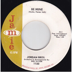 The Jordan Brothers Be Mine / Dream Romance USED VINYL 7INCH 45 RPM
