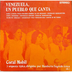 Humberto Sagredo Araya / y Orquesta Típica Un Pueblo Que Canta: Venezuela "Coral Mobil" Vinyl LP USED