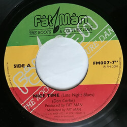 Don Carlos (2) Nice Time (Late Night Blues) USED VINYL 7INCH 45 RPM REISSUE