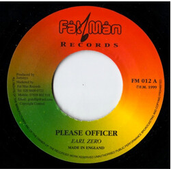 Earl Zero Please Officer USED VINYL 7INCH 45 RPM