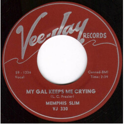Memphis Slim My Gal Keeps Me Crying / Steppin' Out USED VINYL 7INCH 45 RPM SINGLE