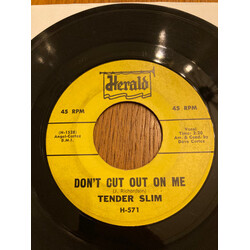 Tender Slim Im Checkin Up / Dont Cut Out On Me USED VINYL 7INCH 45 RPM SINGLE