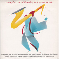 Elton John Club At The End Of The Street / Whispers USED VINYL 7INCH SINGLE 45 RPM