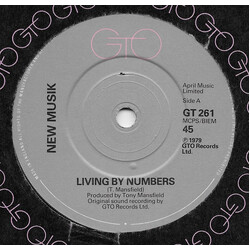 New Musik Living By Numbers USED VINYL 7INCH 45 RPM SINGLE