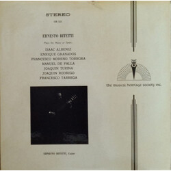 Ernesto Bitetti Plays the Music of Spain Vinyl LP USED