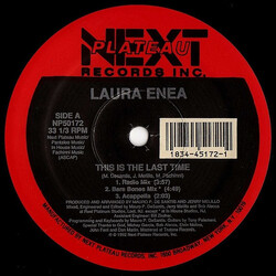 Laura Enea This Is The Last Time USED VINYL 12INCH 33 S RPM