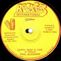 Paul Blackman / Rockers All Stars Earth Wind & Fire / Ras Menelik Congo Harp USED VINYL 12INCH 45 RPM REPRESS