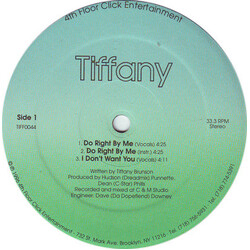 Tiffany (12) / Microphone Assassins Do Right By Me / I Don't Want You / Slugs In Ya Chest USED VINYL 12INCH 33 S RPM