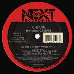 C-Bank I'm So In Love With You USED VINYL 12INCH 33 S RPM MAXI-SINGLE