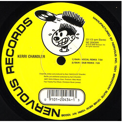 Kerri Chandler Rain (The New Mixes) USED VINYL 12INCH 33 S RPM