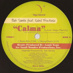 Bah Samba / Isabel Fructuoso Calma (Louie Vega Remix) USED VINYL 12INCH 33 S RPM