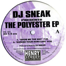 DJ Sneak The Polyester EP USED VINYL 12INCH EP REPRESS 33 S RPM
