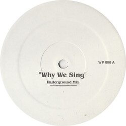 Kenny Bobien And Friends / Black & White Brothers Why We Sing / Put Your Hands Up USED VINYL 12INCH UNOFFICIAL RELEASE