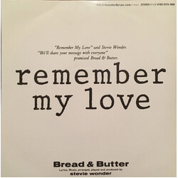 Bread & Butter (4) Remember My Love/Remember My Love (Japanese Ver) USED VINYL 7INCH 45 RPM SINGLE