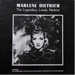 Marlene Dietrich The Legendary, Lovely Marlene Vinyl LP USED