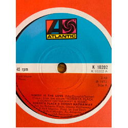 Roberta Flack / Donny Hathaway Where Is The Love USED VINYL 7INCH 45 RPM