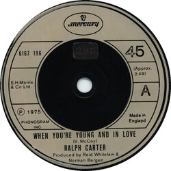Ralph Carter When You're Young And In Love USED VINYL 7INCH 45 RPM