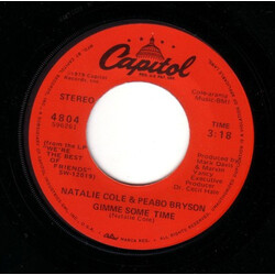 Natalie Cole / Peabo Bryson Gimme Some Time / Love Will Find You USED VINYL 7INCH 45 RPM