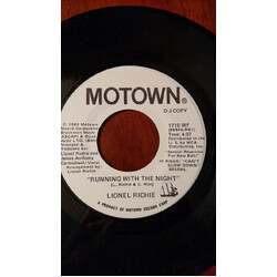 Lionel Richie Running With The Night USED VINYL 7INCH 45 RPM PROMO STEREO