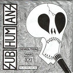 Subhumans Demolition War E.P. USED VINYL 7INCH 45 RPM EP REPRESS
