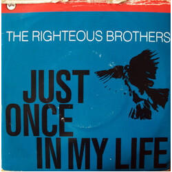 The Righteous Brothers Just Once In My Life USED VINYL 7INCH 45 RPM REPRESS