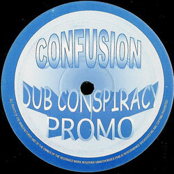 Dub Conspiracy Confusion USED VINYL 12INCH 45 RPM PROMO