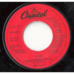 Sun (7) Radiation Level USED VINYL 7INCH 45 RPM STEREO
