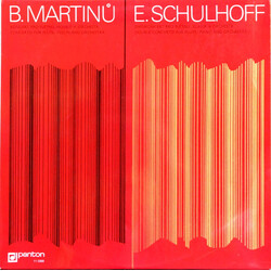 Bohuslav Martinů / Erwin Schulhoff Koncert Pro Flétnu, Housle A Orchestr / Dvojkoncert Pro Flétnu, Klavir A Orchestr Vinyl LP USED