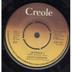 David Christie Jaywalk I USED VINYL 7INCH 45 RPM SINGLE