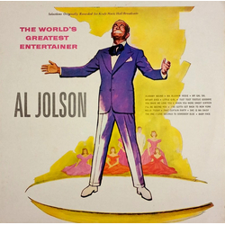 Al Jolson The World's Greatest Entertainer Vinyl LP USED